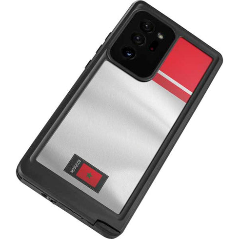 Morocco Soccer Flag Galaxy Note20 Ultra 5G Waterproof Case